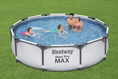 Bestway 56408 - Piscina Desmontable Tubular Steel Pro Max 305x76 cm con Depuradora de Cartucho 1.249 litros/hora Bestway 56408 - Piscina Desmontable Tubular Steel Pro Max 305x76 cm con Depuradora de Cartucho 1.249 litros/hora