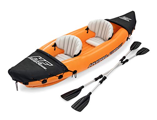 Bestway 8321401 Flotador Kayak Semirigido 330 x 94 cm. 2 Personas MAX. 160 Kg. con Remos, Multicolor