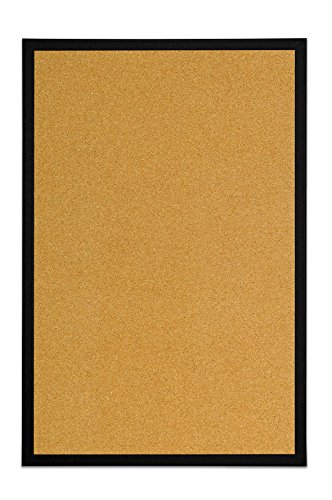 Bi-Office - Tablón de Anúncios de Corcho, Tablero con Marco MDF Negro, 60x40 cm Bi-Office - Tablón de Anúncios de Corcho, Tablero con Marco MDF Negro, 60x40 cm