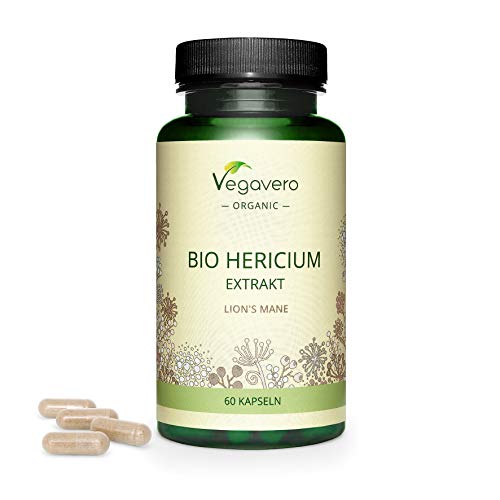 BIO Melena de León Vegavero® | 7500 mg | Estandarizado a 50% de Polisacáridos | Sin Aditivos | Testado | Sistema Inmunológico + Estrés & Ansiedad + Adaptógeno | Hericium | 60 Cápsulas BIO Melena de León Vegavero® | 7500 mg | Estandarizado a 50% de Polisacáridos | Sin Aditivos | Testado | Sistema Inmunológico + Estrés & Ansiedad + Adaptógeno | Hericium | 60 Cápsulas