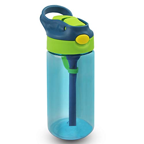 Bioasis Botella de Agua para niños de 480 ml, botella para niños a partir de 36 meses, sin BPA, Tazas para niños aisladas de derrames con Pajita para Viajes Escolares Bioasis Botella de Agua para niños de 480 ml, botella para niños a partir de 36 meses, sin BPA, Tazas para niños aisladas de derrames con Pajita para Viajes Escolares