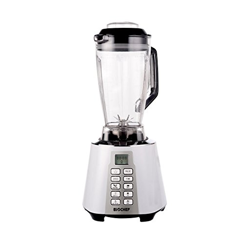 BioChef Nova – Batidora de Vaso | Blender | Batidora Americana de Vaso | 1600W | 28.000RPM | BPA Free | 6 Programas (Blanco)