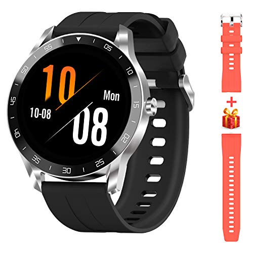 Blackview X1 Smartwatch,Reloj Inteligentes Fitness Tracker Hombres Mujeres Niños Impermeable 5ATM Muñeca Pulsómetros Podómetro Caloría Pulsera de Actividad Reloj Deportivo para Android iOS (46 mm)