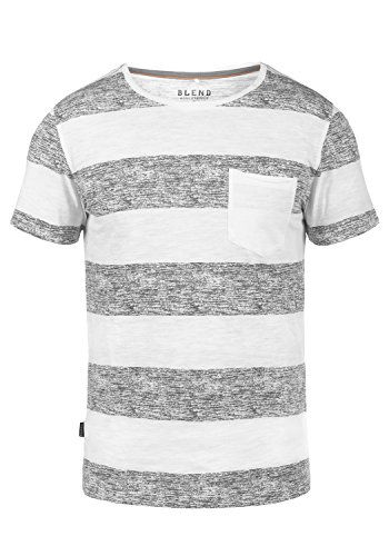 BLEND Vegas - Camiseta para Hombre, tamaño:M;color:Granite (70147)