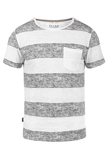 BLEND Vegas - Camiseta para Hombre, tamaño:M;color:Granite (70147) BLEND Vegas - Camiseta para Hombre, tamaño:M;color:Granite (70147)