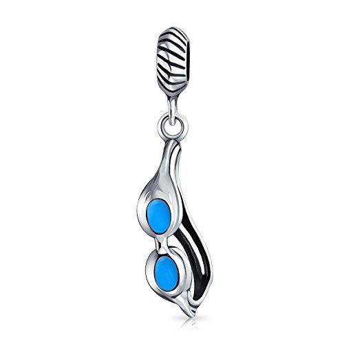 Bling Jewelry Esquiador Nadador Nadar Deporte Gafas 925 Colgante Abalorio El Encanto Encaja Pulsera Europea para La Mujer Adolescente Bling Jewelry Esquiador Nadador Nadar Deporte Gafas 925 Colgante Abalorio El Encanto Encaja Pulsera Europea para La Mujer Adolescente