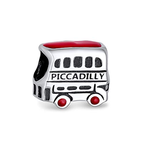 Bling Jewelry Piccadilly Londres Reino Unido Decker Bus Albalorio Mujer Adolescente Plata Esterlina 925 Colocar Pulsera Europea