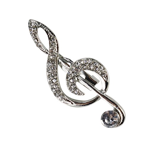 Bobury Forme a broche el regalo de la joyería de las broches del Pin de la nota de la música del Rhinestone de la broche Bobury Forme a broche el regalo de la joyería de las broches del Pin de la nota de la música del Rhinestone de la broche
