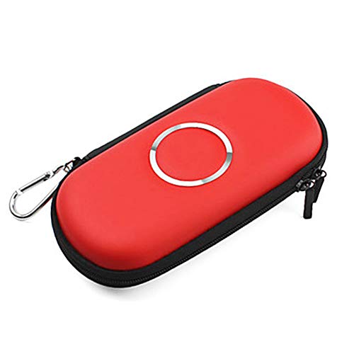 Bolsa de cubierta de PSP,Funda protectora para Sony PSP 1000/2000/3000(Rojo)