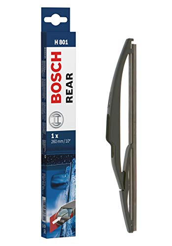 Bosch Rear H801 - Escobilla limpiaparabrisas, Longitud: 260mm – 1 escobilla limpiaparabrisas para la ventana trasera Bosch Rear H801 - Escobilla limpiaparabrisas, Longitud: 260mm – 1 escobilla limpiaparabrisas para la ventana trasera
