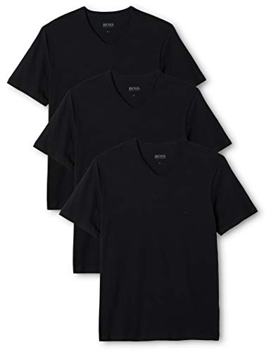 BOSS T-shirt VN 3P CO Camiseta, Negro (Black 1), X-Large (Pack de 3) para Hombre