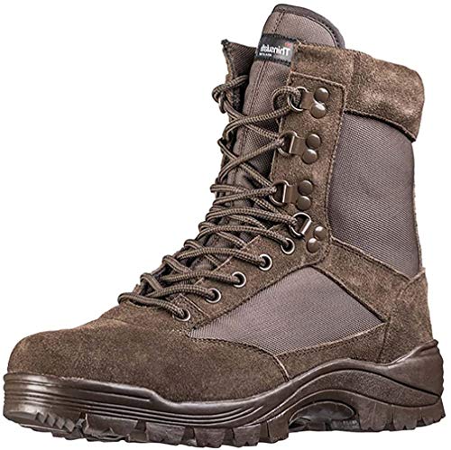 Botas Mil-Tec Tactical con cremallera YKK, para trekking, de montaña, disponible en varios modelos, color, talla 43/ UK 10 Botas Mil-Tec Tactical con cremallera YKK, para trekking, de montaña, disponible en varios modelos, color, talla 43/ UK 10