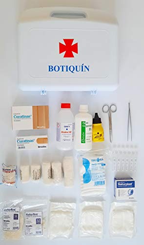 Botiquin maletín primeros auxilios con dotacion 270mm x 310mm x 80mm doble cierre de seguridad Botiquin maletín primeros auxilios con dotacion 270mm x 310mm x 80mm doble cierre de seguridad