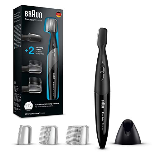 Braun PT 5010 - Recortadora de barba de precisión, color negro, pilas, 2015 Braun PT 5010 - Recortadora de barba de precisión, color negro, pilas, 2015