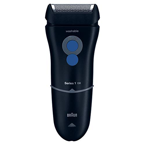 Braun Series 1 130 S-1 - Afeitadora eléctrica para hombre, máquina de afeitar barba, azul oscuro