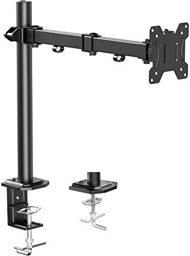 Brazo de Monitor Individual HUANUO, Base de Monitor de Altura Ajustable para Pantallas LCD LED de 13"- 32", 2 Opciones de Montaje, Dimensiones VESA 75/100, Capacidad de Peso de hasta 10 kg Brazo de Monitor Individual HUANUO, Base de Monitor de Altura Ajustable para Pantallas LCD LED de 13"- 32", 2 Opciones de Montaje, Dimensiones VESA 75/100, Capacidad de Peso de hasta 10 kg