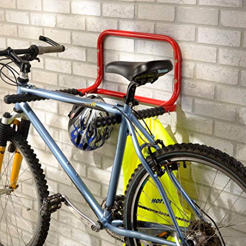 Bricoloco Soporte bicicleta de pared plegable para 2 bicicletas. Guardar y mantener las bicicletas bien ordenadas. Se pliega si no se usa. Solución de espacio para su hogar o garaje. (1 unidad) Bricoloco Soporte bicicleta de pared plegable para 2 bicicletas. Guardar y mantener las bicicletas bien ordenadas. Se pliega si no se usa. Solución de espacio para su hogar o garaje. (1 unidad)