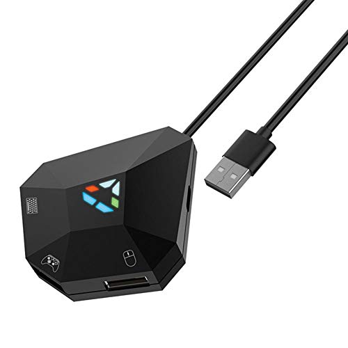 brightsen Adaptador De Teclado Y Mouse Convertidor De Controlador Estable Y Duradero Juegos De Consola De Windows Compatibles para PS4 para Xbox One para Switch brightsen Adaptador De Teclado Y Mouse Convertidor De Controlador Estable Y Duradero Juegos De Consola De Windows Compatibles para PS4 para Xbox One para Switch