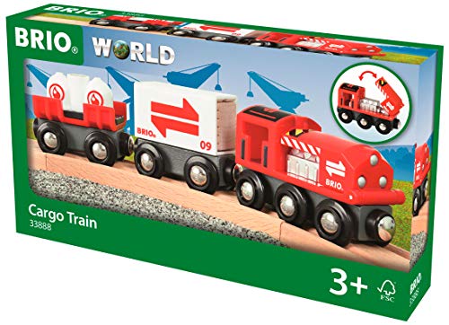 BRIO 33888 - Tren de Mercancías Rojo BRIO 33888 - Tren de Mercancías Rojo
