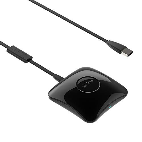BroadLink RM4 Pro S y Kit de Cable de Sensor, concentrador de Control Remoto infrarrojo de Radio Universal con Cable USB para Monitor de Temperatura y Humedad, Funciona con Alexa, Google Home, IFTTT BroadLink RM4 Pro S y Kit de Cable de Sensor, concentrador de Control Remoto infrarrojo de Radio Universal con Cable USB para Monitor de Temperatura y Humedad, Funciona con Alexa, Google Home, IFTTT