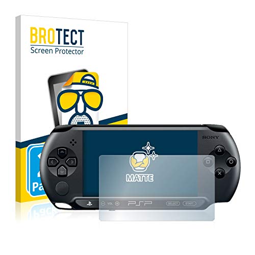 BROTECT Protector Pantalla Anti-Reflejos Compatible con Sony PSP 1004 (2 Unidades) Pelicula Mate Anti-Huellas