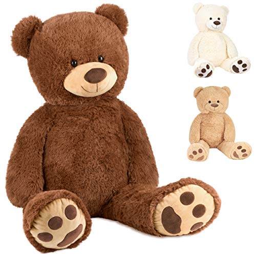 BRUBAKER Peluche Gigante XXL - Oso / Osito - 100 cm - Marrón