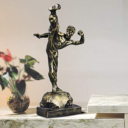 Bruce Lee Resina Estatua,Moderno Escultura Kung Fu Figura Creativa,Artesanal Bruce Lee Figura Estatua Para La Decoración De Escritorio De La Oficina De La Sala De Estar Fans Del Kung Fu-Bronce 26cm Bruce Lee Resina Estatua,Moderno Escultura Kung Fu Figura Creativa,Artesanal Bruce Lee Figura Estatua Para La Decoración De Escritorio De La Oficina De La Sala De Estar Fans Del Kung Fu-Bronce 26cm