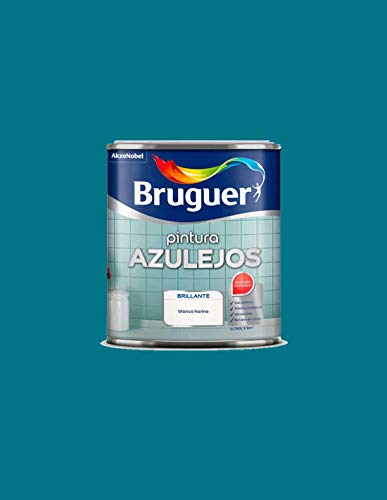 BRUGUER Azul Egeo Esmalte Azulejos 750 ML, 0.75 litros