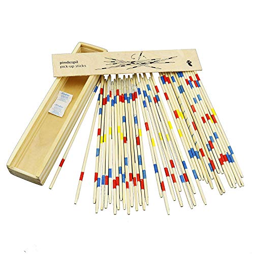BSA Mikado Juego de Mesa con Caja de Madera Sticks 17.5 cm Estrategia Palillos Palitos Chinos BSA Mikado Juego de Mesa con Caja de Madera Sticks 17.5 cm Estrategia Palillos Palitos Chinos