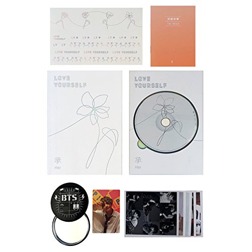 BTS 5th Mini Album - LOVE YOURSELF 轉 HER [ E ver. ] CD + Photobook + Mini Book + Photocard + Sticker Pack + FREE GIFT / K-POP Sealed