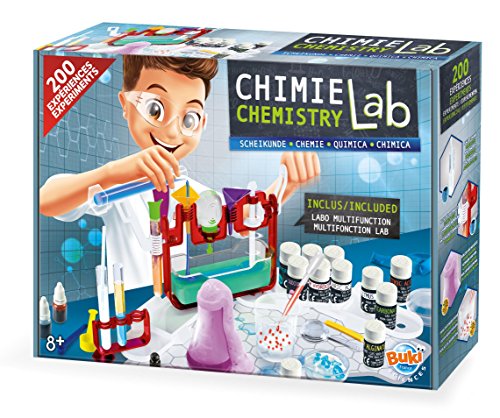 Buki France- Laboratorio de Quimica 200 Juego para Aprender Chimia, 8 Años, Multicolor (8364) Buki France- Laboratorio de Quimica 200 Juego para Aprender Chimia, 8 Años, Multicolor (8364)