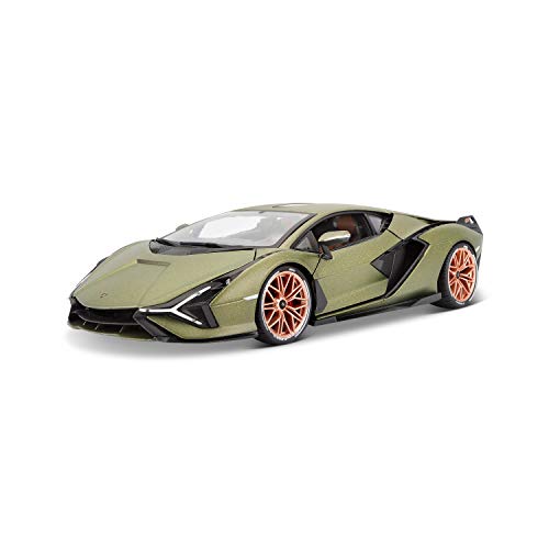 Burago Lamborghini Sián FKP 37 en Escala 1/18 en Verde (Bburago 18-11046G)