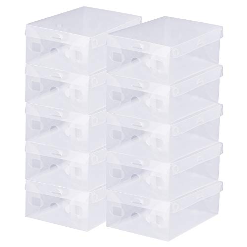 BUZIFU Cajas de Zapatos Transparentes, 20 unidades Cajas Plastico Zapatos, Caja para Zapatos Apilable, Hasta La Talla 39, Caja para Guardar Calzado de Muchos Tipos, Zapatillas, Tacones y Botas Cortas BUZIFU Cajas de Zapatos Transparentes, 20 unidades Cajas Plastico Zapatos, Caja para Zapatos Apilable, Hasta La Talla 39, Caja para Guardar Calzado de Muchos Tipos, Zapatillas, Tacones y Botas Cortas