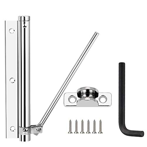 BUZIFU Cierrapuertas Automatico Puerta con Tornillos y Llave de Allen, Cierre Automático Ajustable, Cierrapuertas Muelle de Aleación de Aluminio, Ideal para Instalar en las Puertas de Madera y Metal BUZIFU Cierrapuertas Automatico Puerta con Tornillos y Llave de Allen, Cierre Automático Ajustable, Cierrapuertas Muelle de Aleación de Aluminio, Ideal para Instalar en las Puertas de Madera y Metal