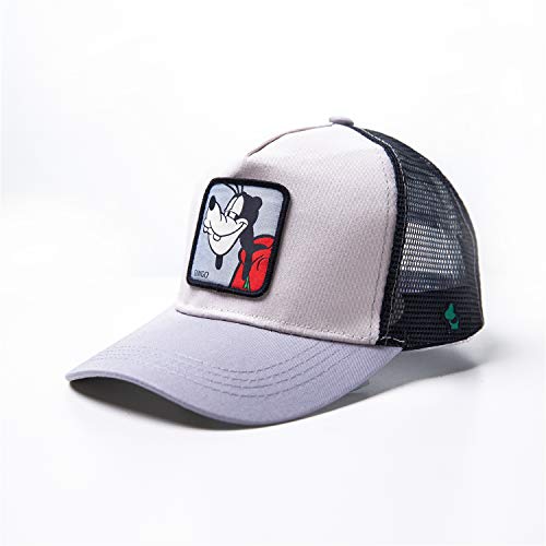 Buzzz Gorra De Béisbol Anime Trucker para Hombre, Mickey Dibujos Animados Media Malla Transpirable Gorra Deportiva Unisex, Gorra Camionero Cómoda Gorros Ajustable (Goofy) Buzzz Gorra De Béisbol Anime Trucker para Hombre, Mickey Dibujos Animados Media Malla Transpirable Gorra Deportiva Unisex, Gorra Camionero Cómoda Gorros Ajustable (Goofy)