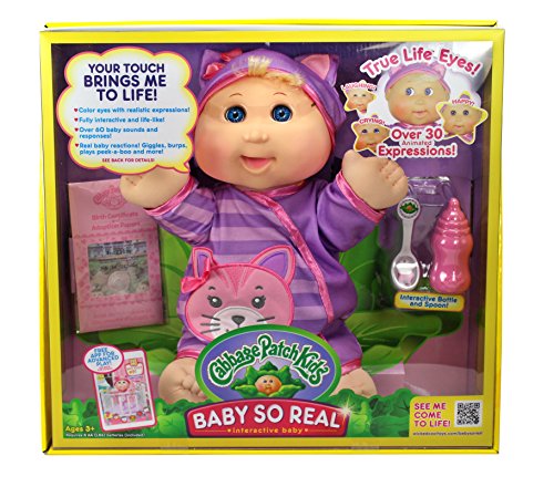 Cabbage Patch Kids 14 Baby So Real Blonde by Cabbage Patch Kids