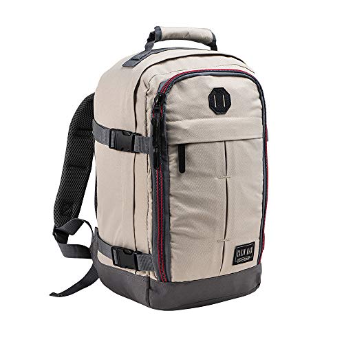 Cabin Max Metz 20L 40x20x25 cm Maleta de Cabina Pequeña Mochila de Viaje Stowaway Ideal para Llevar Debajo del Asiento en Ryanair (Vintage Stone)