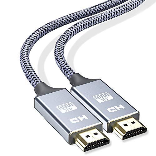Cable HDMI 4K 0.5 Metros,2.0 Cable HDMI de Alta Velocidad soporta 4K 60Hz/Ethernet/3D-Compatible con Video 4K UHD 2160P,1080P,BLU-Ray,Xbox 360 TV,PS3,PS4,Arco,HDCP 2.2,HDR