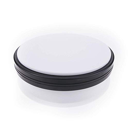 Cablematic - Base giratoria eléctrica de 15 cm. Plataforma rotatoria de color blanco Cablematic - Base giratoria eléctrica de 15 cm. Plataforma rotatoria de color blanco
