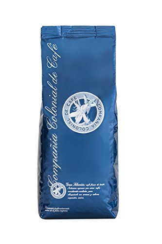 Cafe en Grano Natural Arabica 100% 1kg – Café Espresso Intenso con Mezcla de Origen Colombia y Brasil – Comercio Justo.