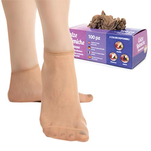 Calcetines Monouso Premium Para Probar Calzado (Beige) Calcetines Monouso Premium Para Probar Calzado (Beige)