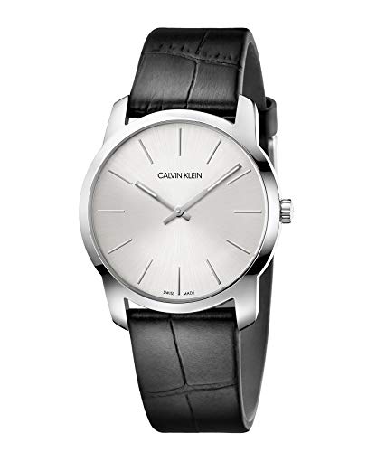 Calvin Klein Reloj Analógico-Digital para Unisex Adultos de Cuarzo con Correa en Cuero K2G221C6