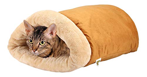 Cama iglú para gatos Un saco acogedor [Extra Cómodo y Suave] para Gatos, Cachorros y Otros Animales Pequeños.