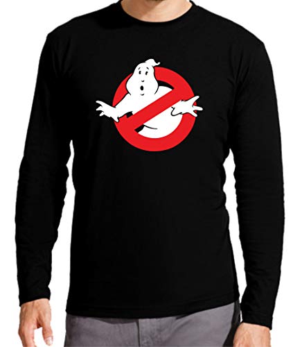 Camiseta Manga Larga de Hombre Cazafantasmas Ghostbusters Mocosete Retro 004 2XL