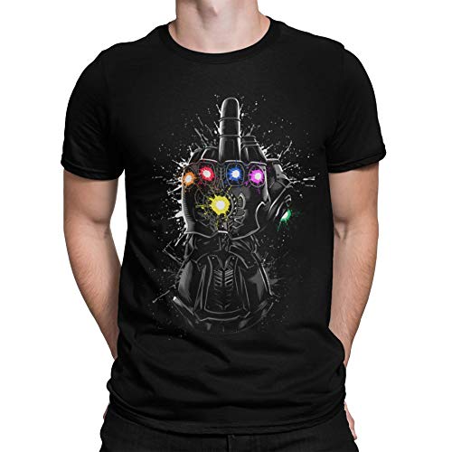 Camisetas La Colmena 4066-Thanos Infinite Fuck (albertocubatas) Negro, L Camisetas La Colmena 4066-Thanos Infinite Fuck (albertocubatas) Negro, L