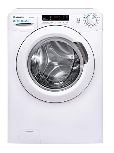 Candy Smart CS 1482DE-S, Lavadora 8Kg, 1400rpm, Planchado fácil, 5 programas rápidos, Wi-Fi&Bluetooth, 61dba, Clase A+++, Blanco Candy Smart CS 1482DE-S, Lavadora 8Kg, 1400rpm, Planchado fácil, 5 programas rápidos, Wi-Fi&Bluetooth, 61dba, Clase A+++, Blanco