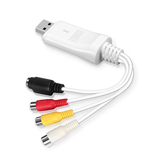 Capturadora de Audio Video USB 2.0 - August VGB300 Video Capture - Tarjeta Adaptador VHS Home a PC para Mac Windows No Driver OBS Compatible Capturadora de Audio Video USB 2.0 - August VGB300 Video Capture - Tarjeta Adaptador VHS Home a PC para Mac Windows No Driver OBS Compatible