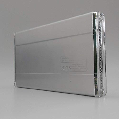 Carcasa de aluminio para disco duro externo SATA de 6,4 cm (2,5") para una excelente disipación del calor.