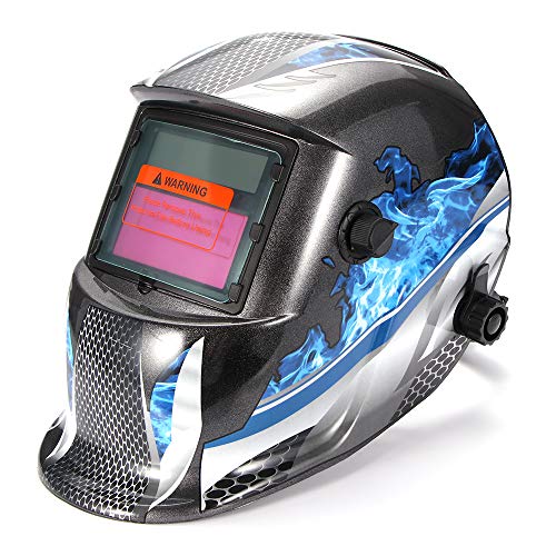 Careta Soldar Automatica, Nullnet Oscurecimiento Soldador Máscara de Soldador Máscara de la Seguridad de Soldadura Casco del Soldador con Energía Solar con Punteros Protectores Careta Soldar Automatica, Nullnet Oscurecimiento Soldador Máscara de Soldador Máscara de la Seguridad de Soldadura Casco del Soldador con Energía Solar con Punteros Protectores