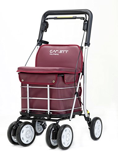 Carlett Lett 460 Carro de Compras, Aluminio, Rojo, 91 X 49 X 50 cm Carlett Lett 460 Carro de Compras, Aluminio, Rojo, 91 X 49 X 50 cm